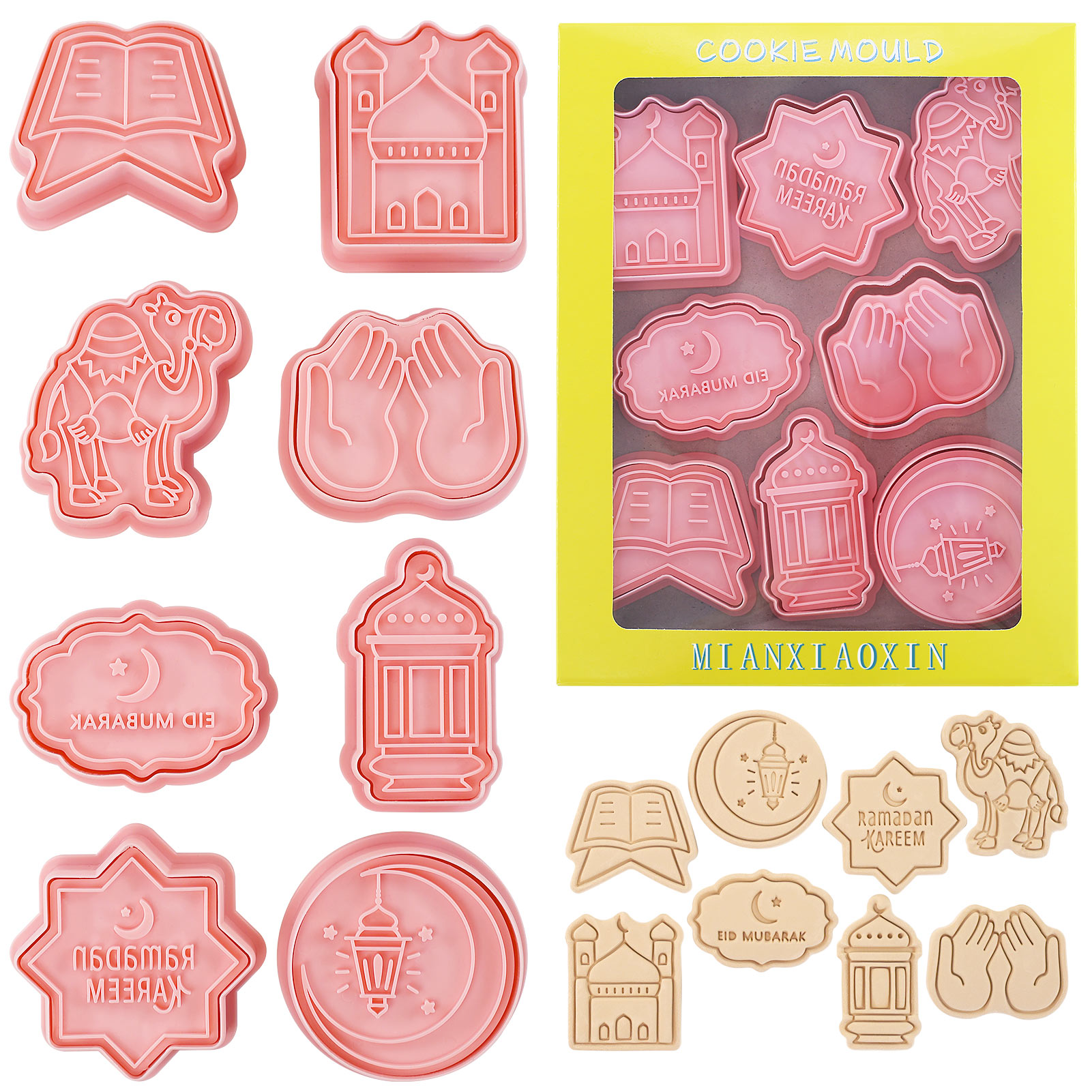 Cookie Cutter Set - Conjunto de cortador de biscoitos eid