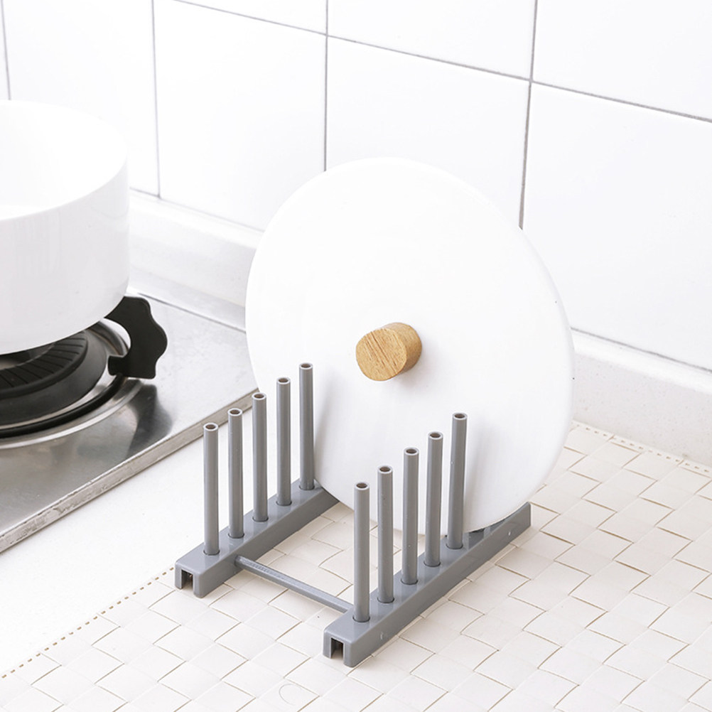 Kitchen Baking Cupboard - Escorredor de Louça de Plástico Cinza