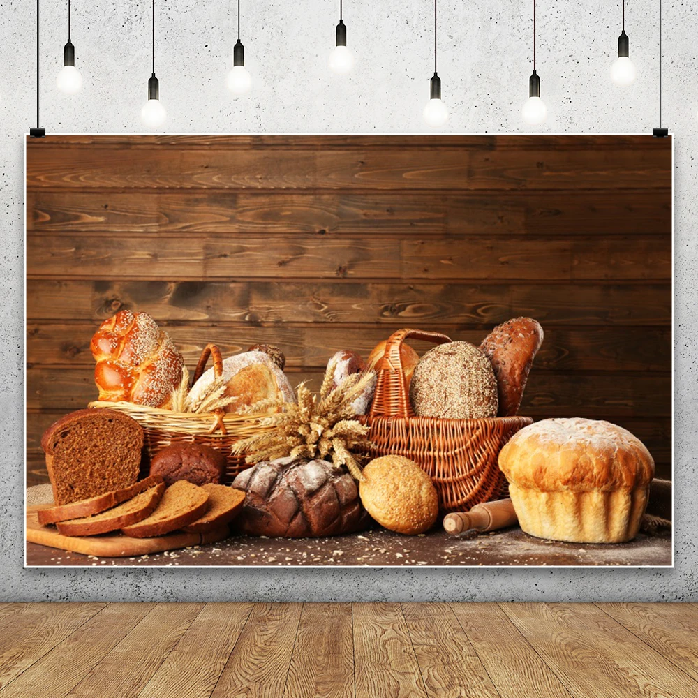 Kitchen Baking Photoshoot - Pranchas de madeira pano de fundo