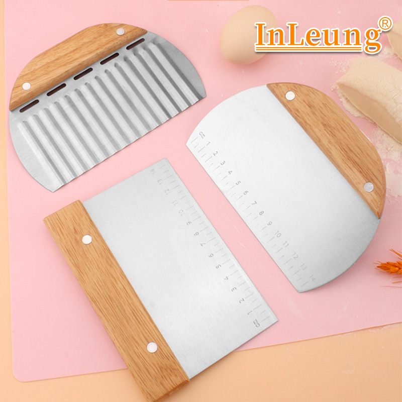 Bench Scraper Dough - Raspador de Massa de Aço Inoxidável