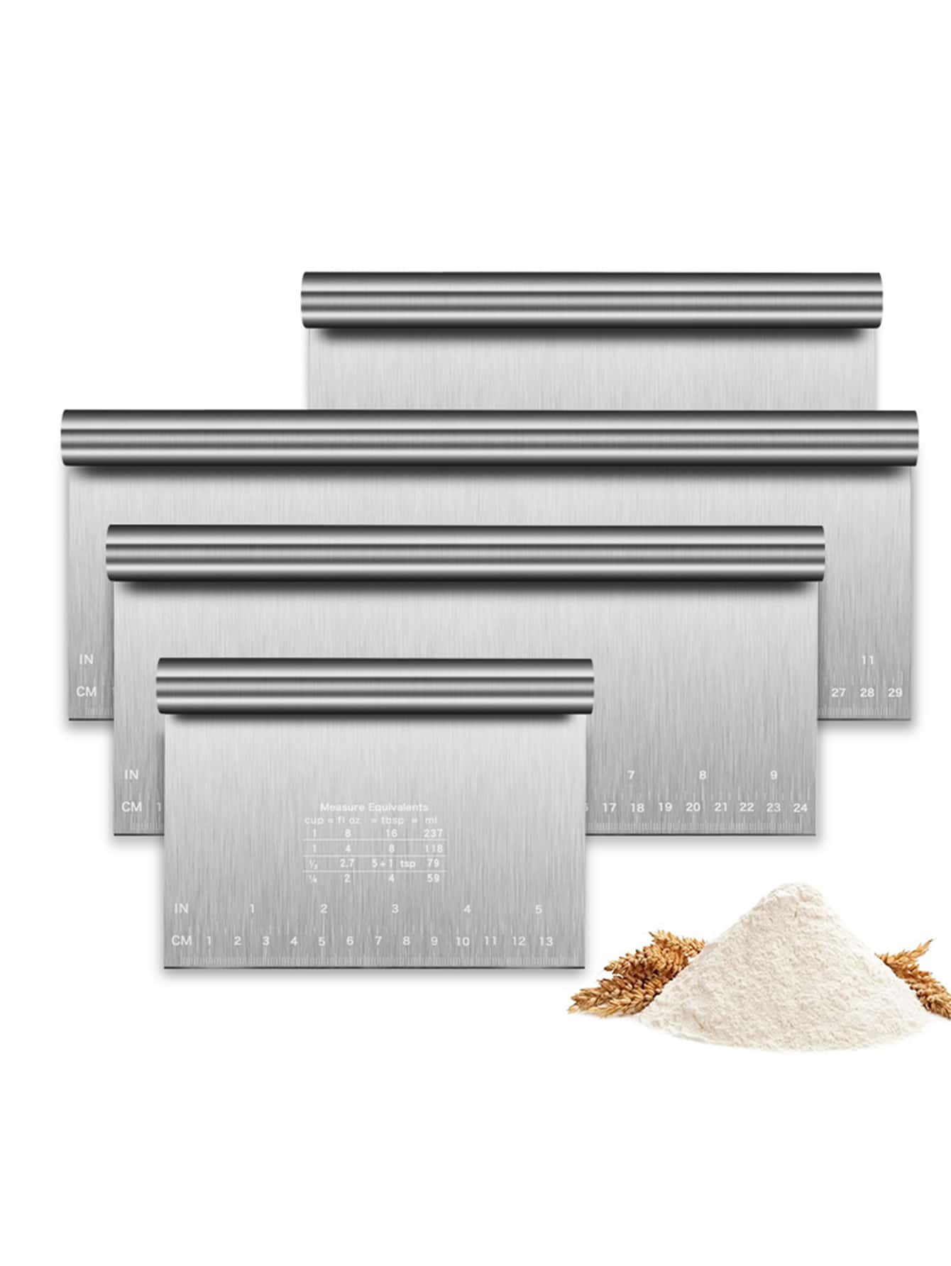 Bench Scraper Dough - Cortador e Raspador de Massa para