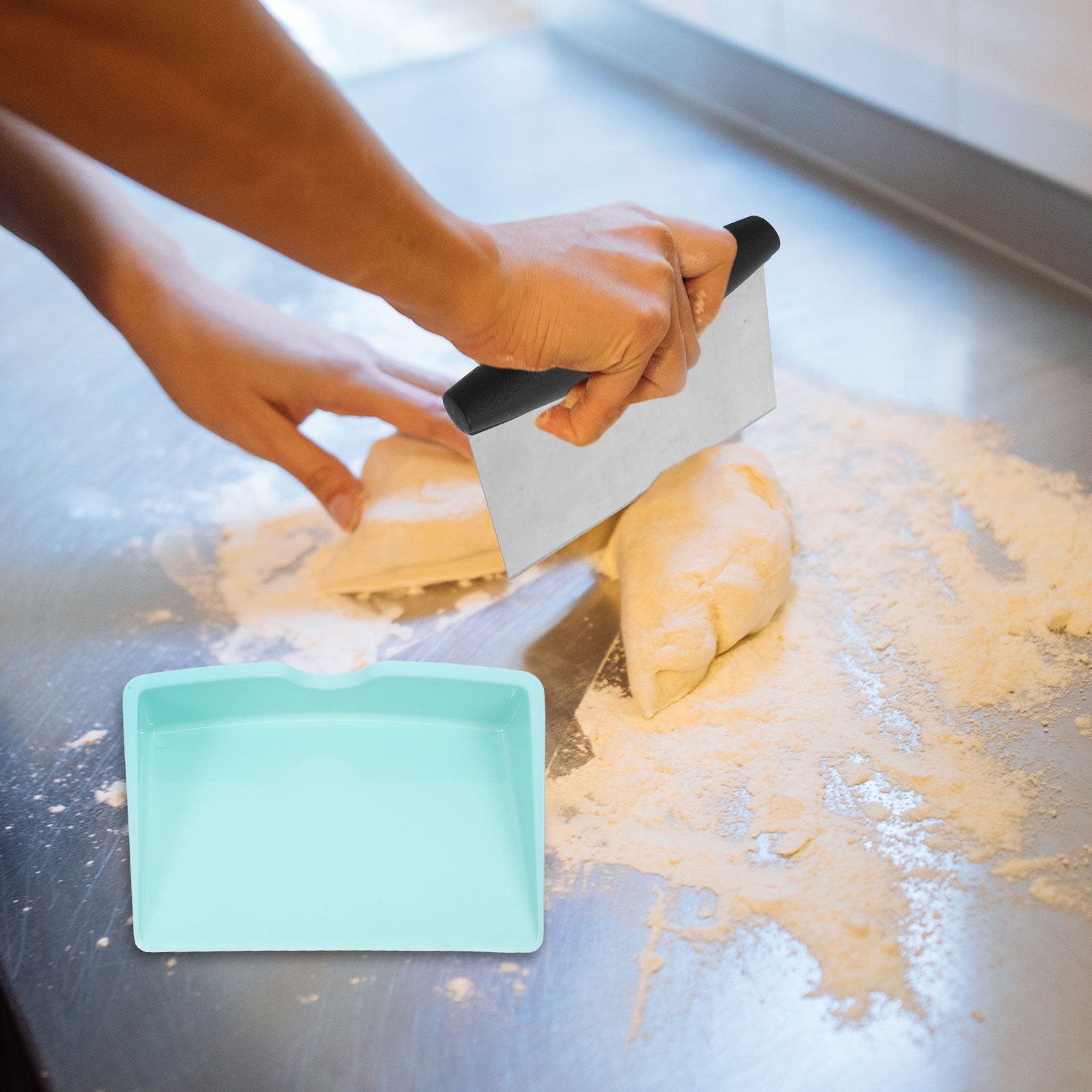 Conjunto de 1 Peça: Cortador d - Bench Scraper Dough avaliação e preço