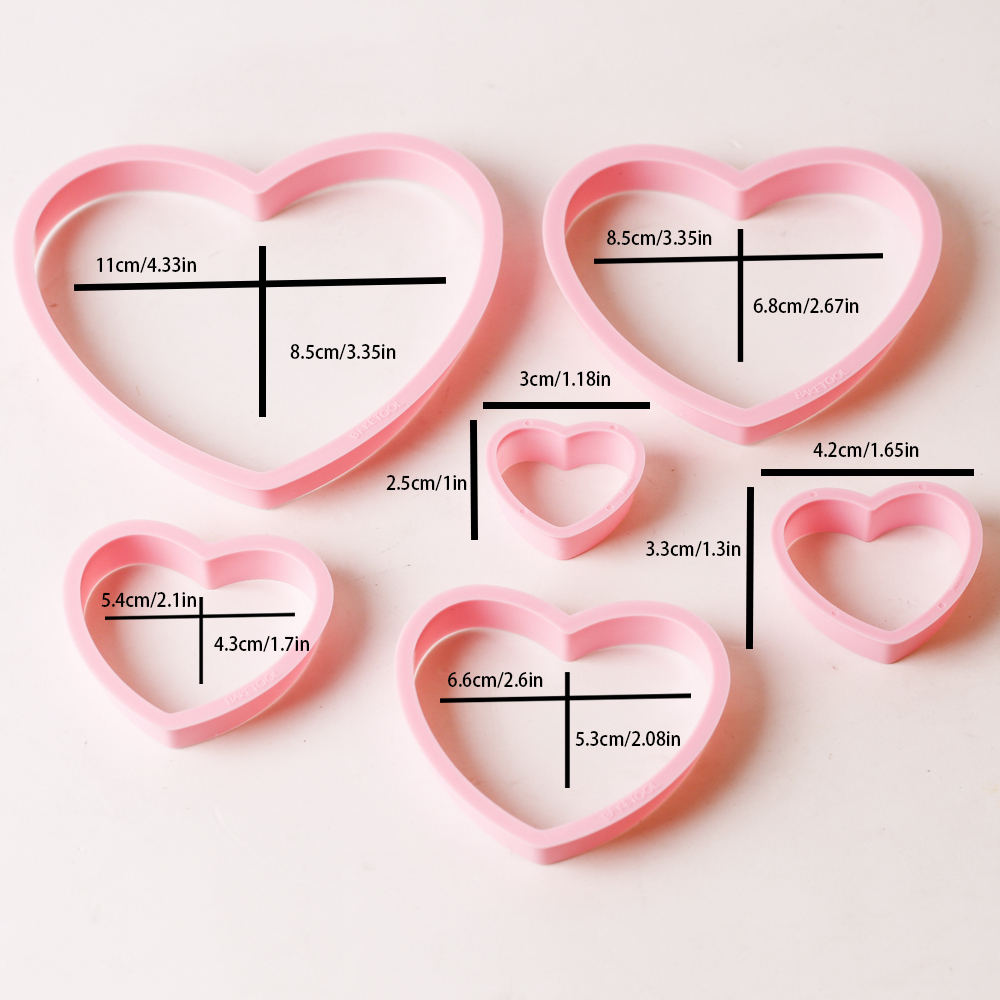 1 conjunto/3 conjuntos rosa co - Cookie Cutter Set avaliação e preço