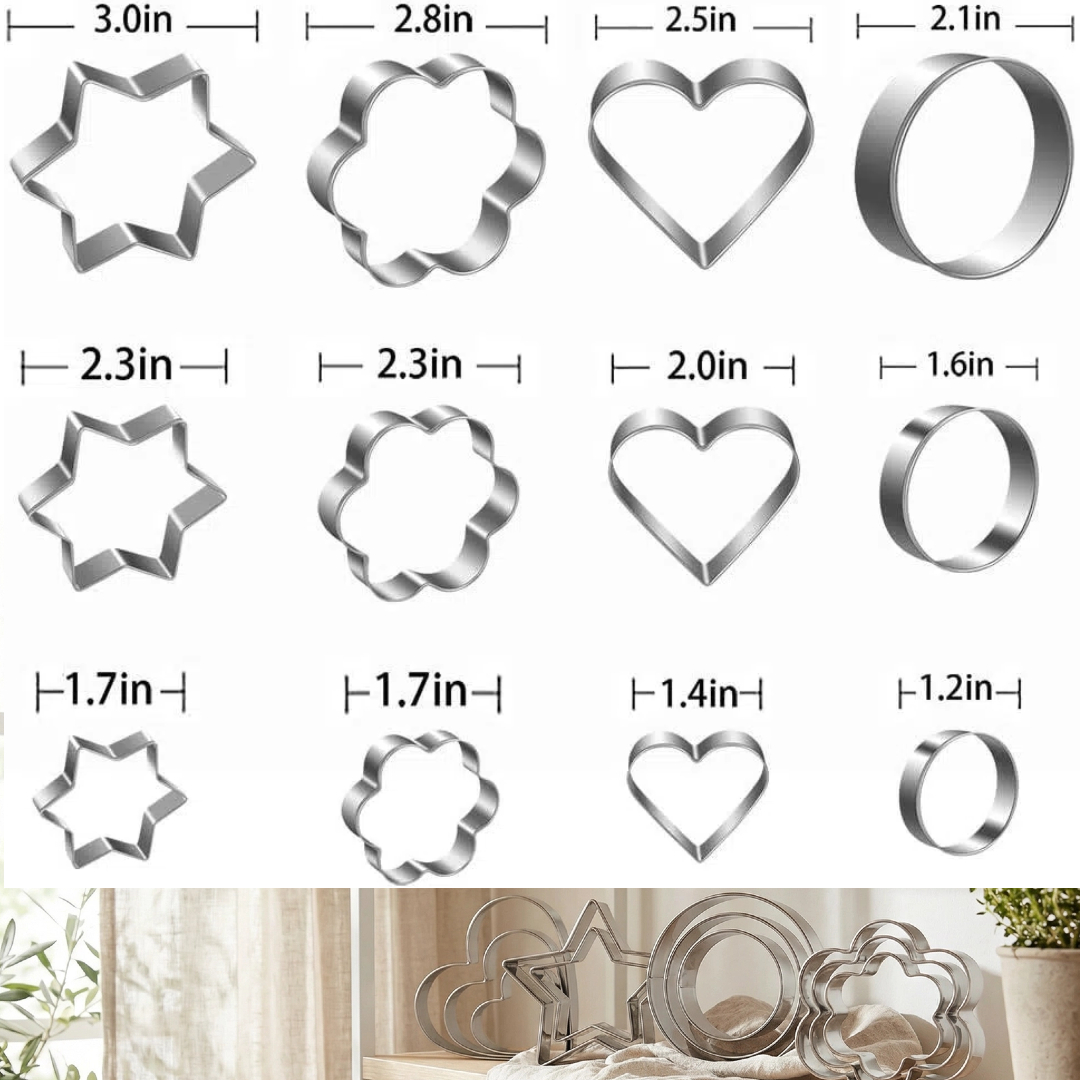 Conjunto de cortadores de bisc - Cookie Cutter Set avaliação e preço