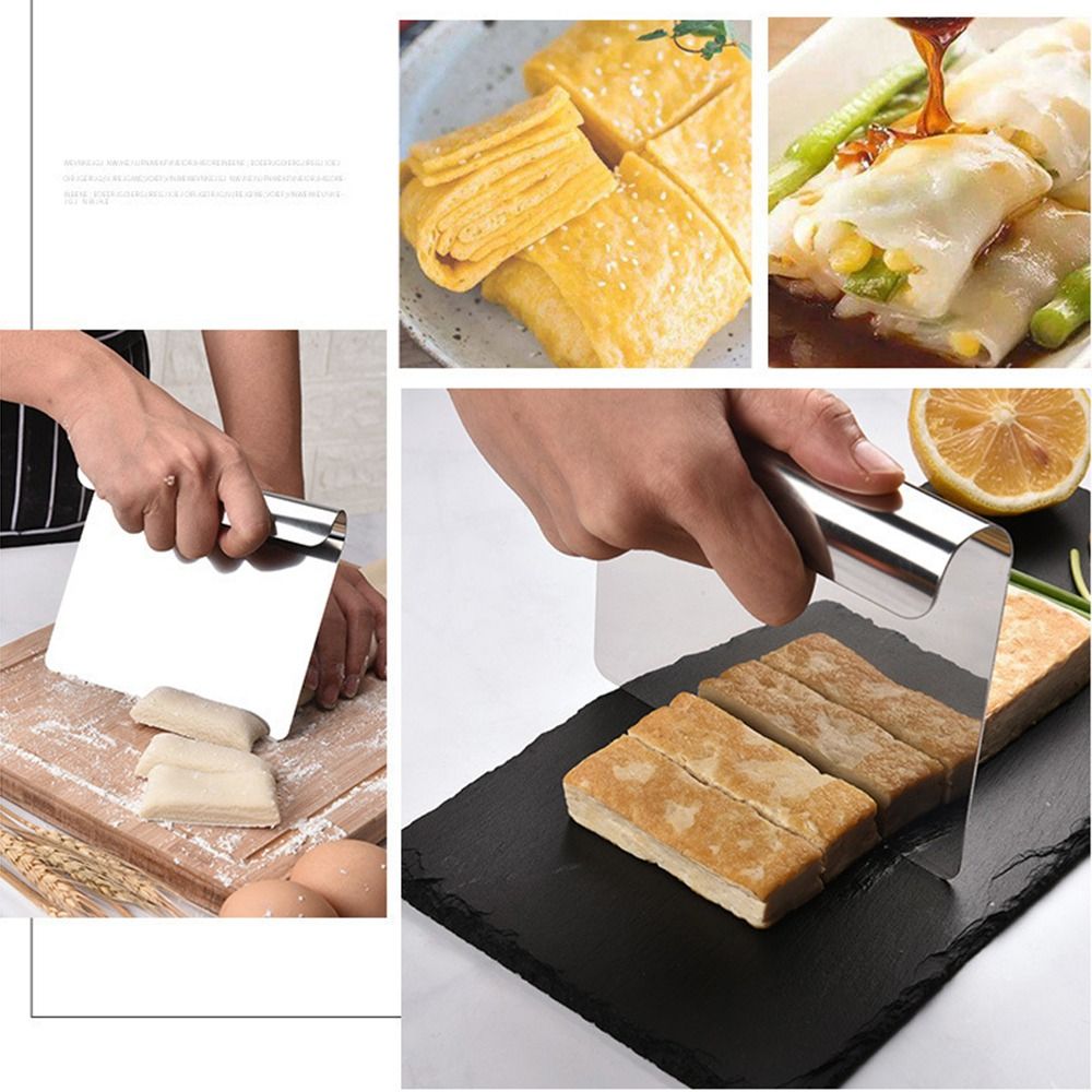Raspador de Massa de Aço Inoxi - Bench Scraper Dough avaliação e preço