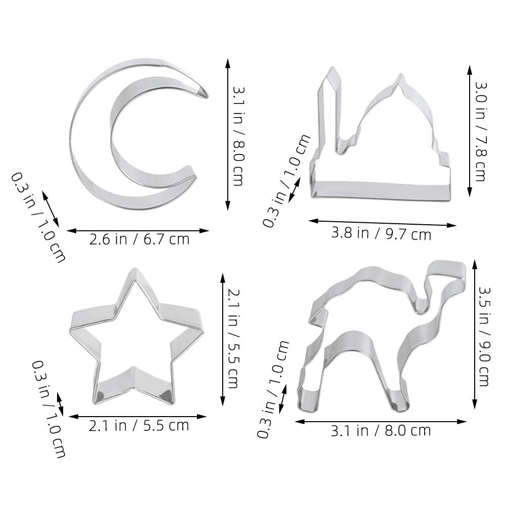 Conjunto de Cortadores de Bisc - Cookie Cutter Set avaliação e preço