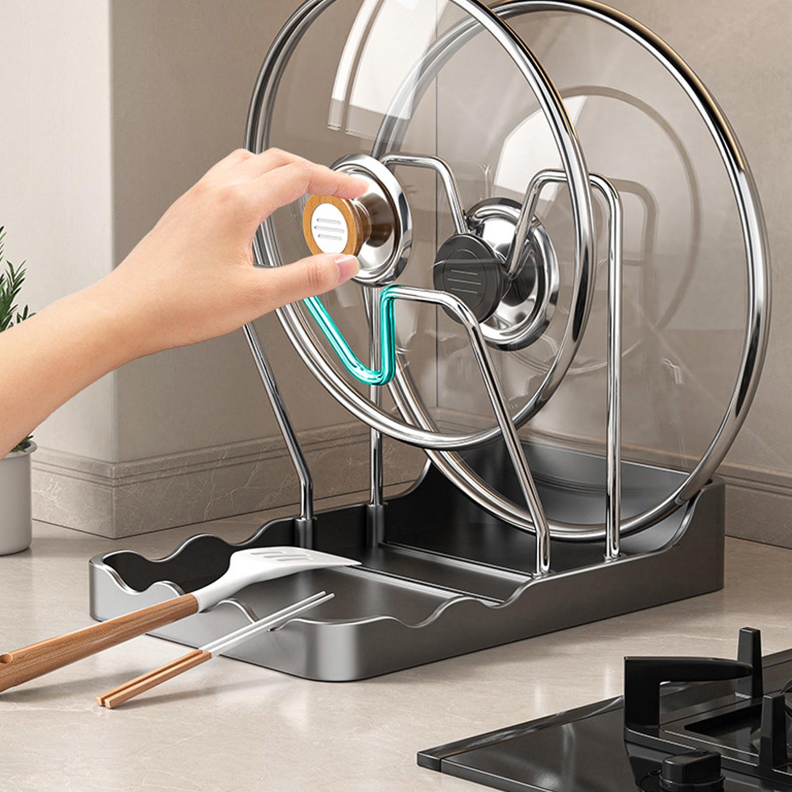 Tampa do pote rack colher vert - Kitchen Baking Pantry avaliação e preço