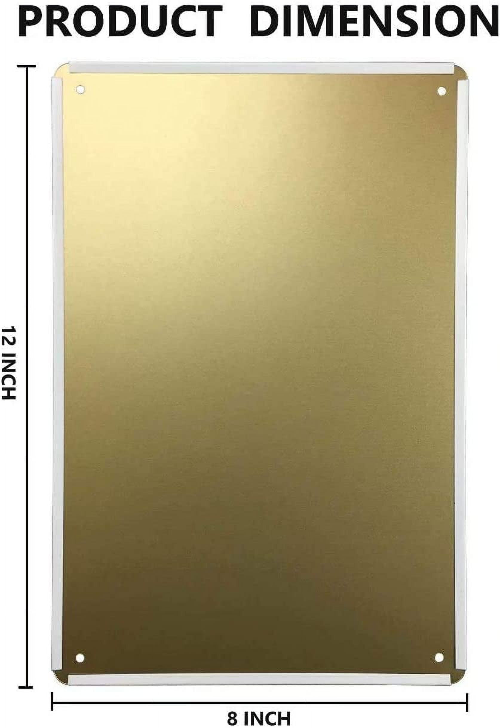 Placa Decorativa de Metal Vint - Kitchen Baking Conversion Chart avaliação e preço