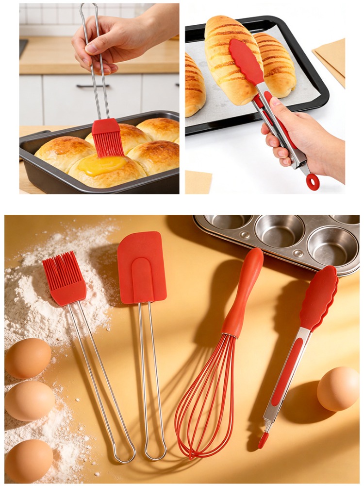Conjunto de 5 Peças de Utensíl - Pastry Brush Silicone avaliação e preço