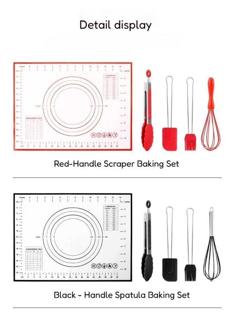 Conjunto de 5 Peças de Utensíl - Pastry Brush Silicone avaliação e preço