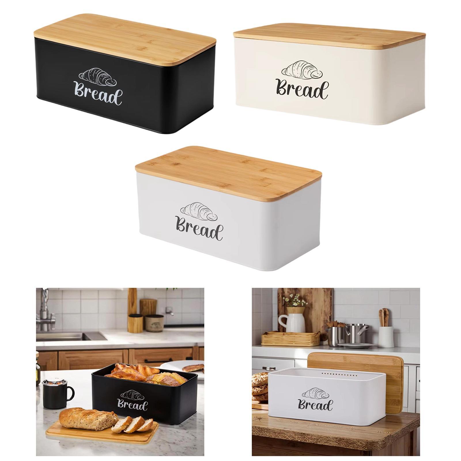 Caixa de pão para bancada de c - Kitchen Baking Pantry avaliação e preço