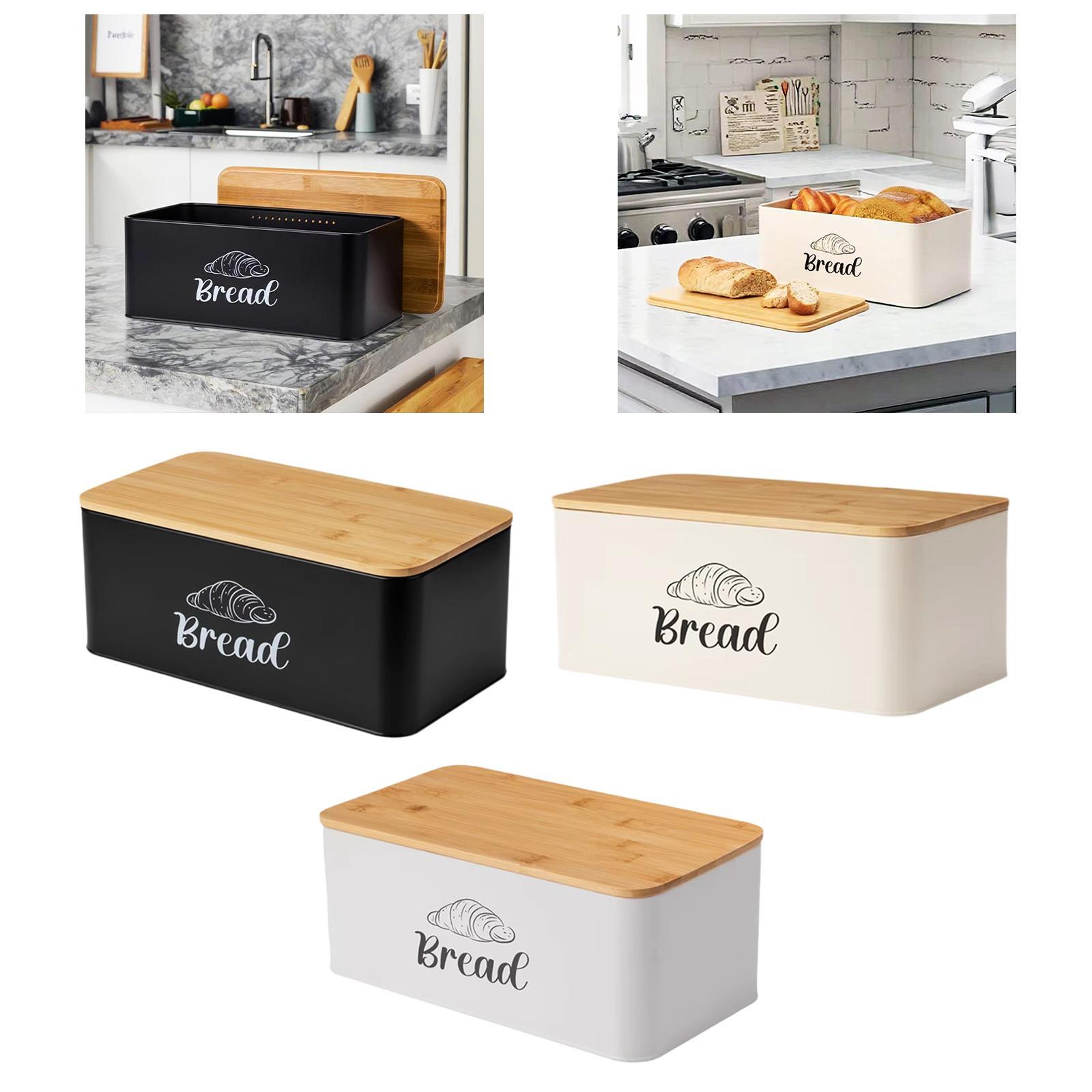 Caixa de pão para bancada de c - Kitchen Baking Pantry avaliação e preço