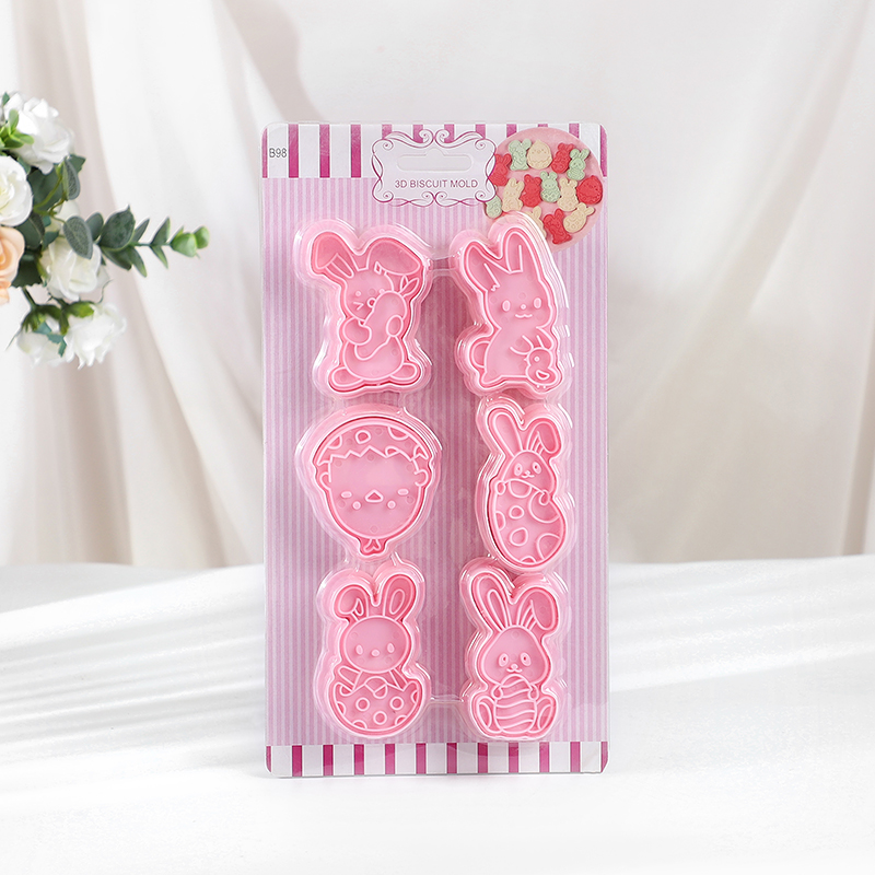 6 pçs/set Coelhinho da Páscoa  - Cookie Cutter Set avaliação e preço
