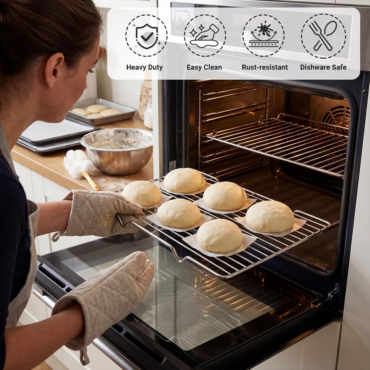Conjunto de 2 Grelhas de Resfr - Cooling Rack Wire avaliação e preço