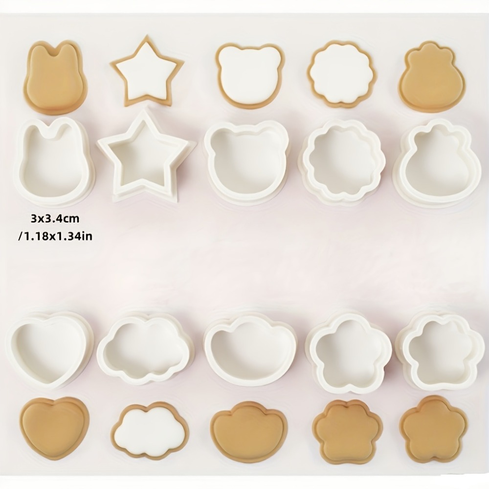 Conjunto de 10 Cortadores de B - Cookie Cutter Set avaliação e preço