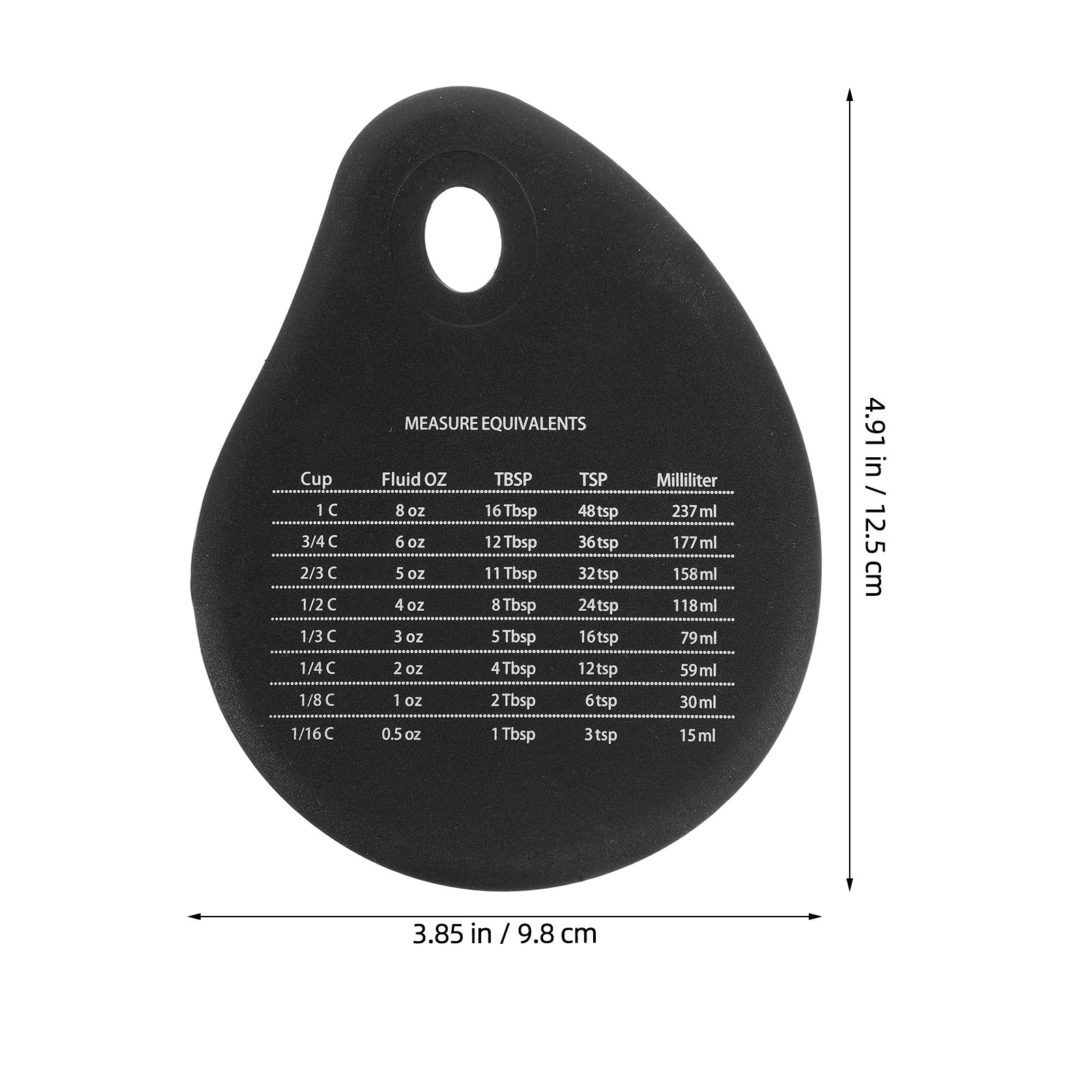 Conjunto de 4 Espátulas de Sil - Kitchen Baking Conversion Chart avaliação e preço