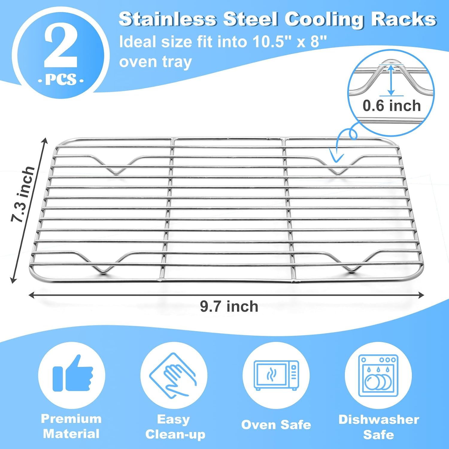 P&P CHEF Grelhas de Arrefecime - Cooling Rack Wire avaliação e preço
